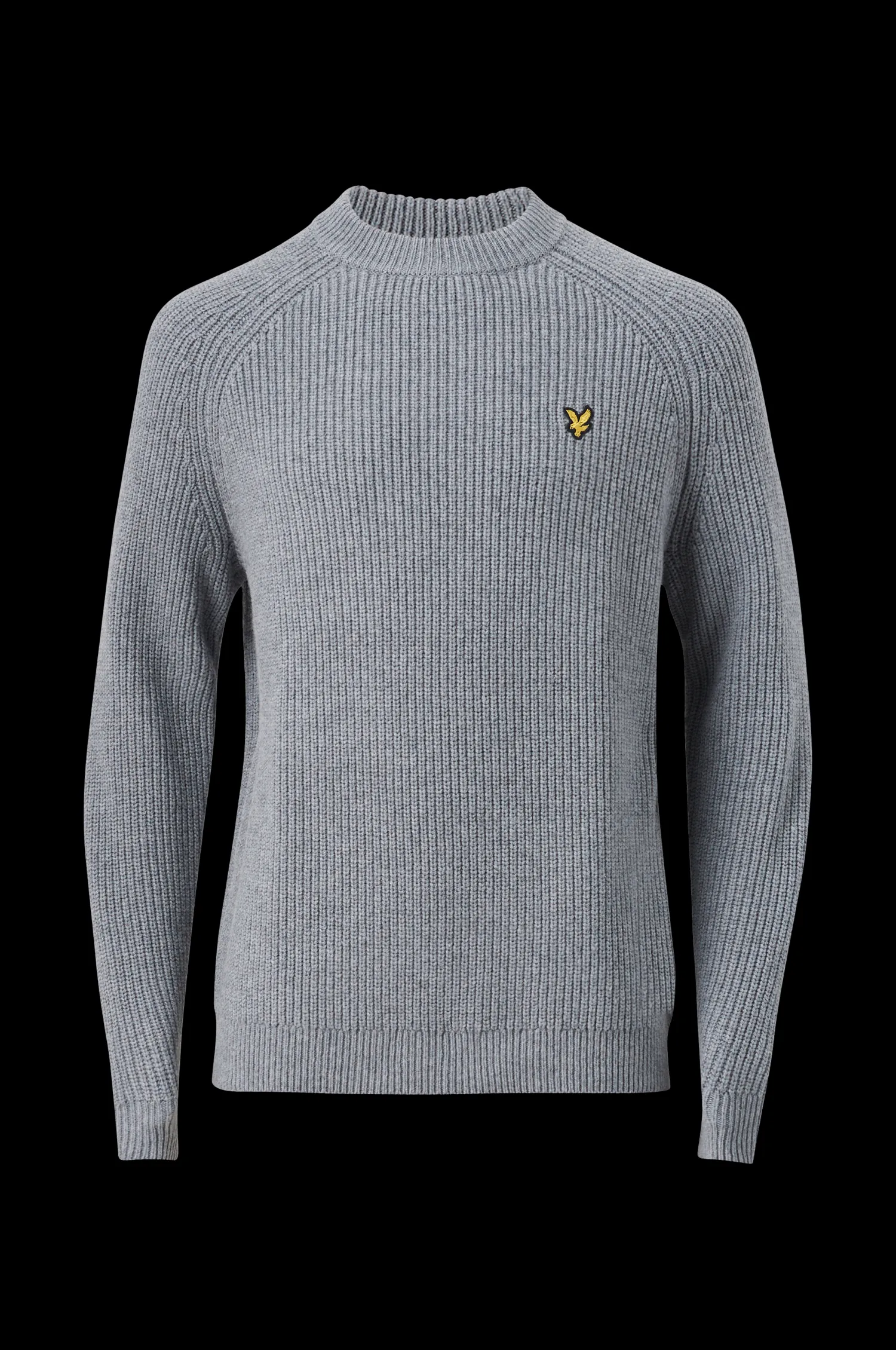 Lyle & Scott Troja Shaker Stitch Mock Neck Jumper New