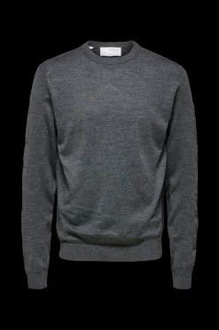 Selected HOMME Troja Slhtown Merino Coolmax Knit Crew Store