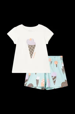 Ellos T-Shirt + Shorts Malva Outlet