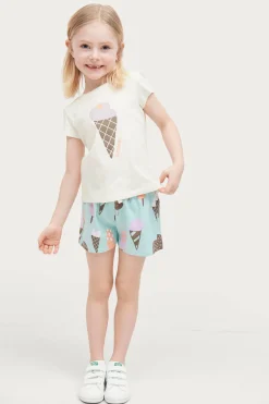 Ellos T-Shirt + Shorts Malva Outlet