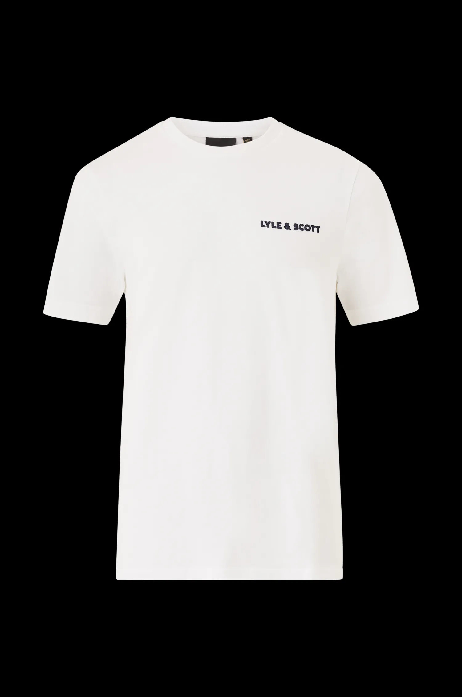 Lyle & Scott T-Shirt Flocked Logo Clearance