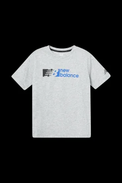 New Balance T-Shirt Graphic Heathertech Tee Hot