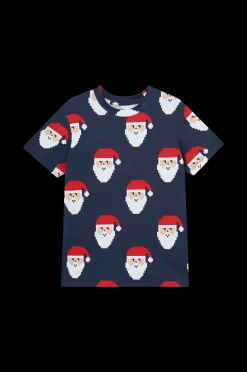 Jack & Jones T-Shirt Jorxmas Aop Tee Ss Crew Neck Jnr Shop