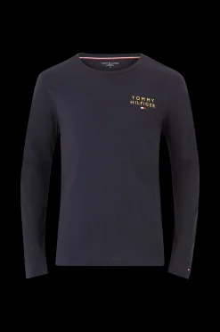 Tommy Hilfiger T-Shirt Ls Tee Logo Gold Best Sale