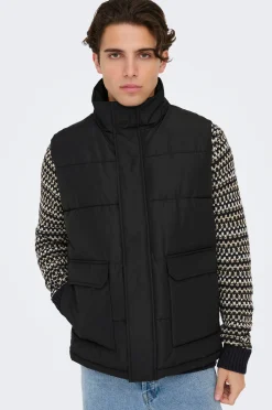 ONLY & SONS Vast Onscarl Life Quilted Vest Otw Best