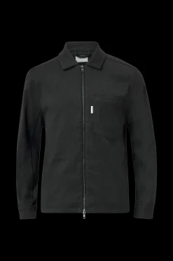 Studio Total Zip Twill Overshirt Best Sale